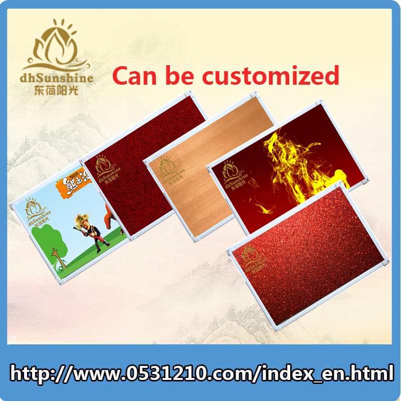 Carbon crystal heating panels for warming foot